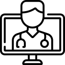 In-Person or Telehealth icon